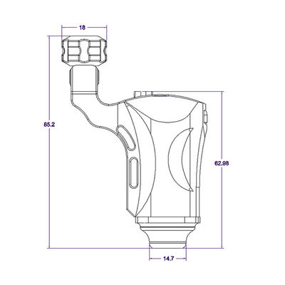 Customized Rotary Tattoo Machine Wireless With Grip Type OEM